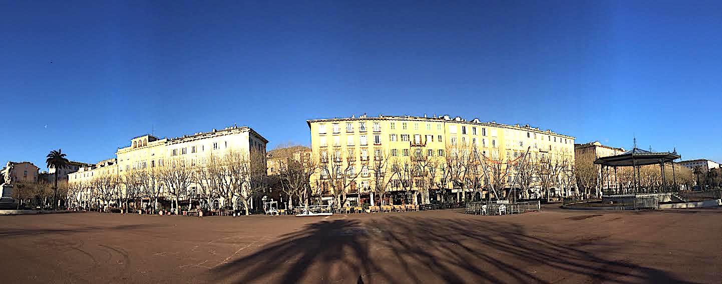 La place Saint-Nicola à Bastia