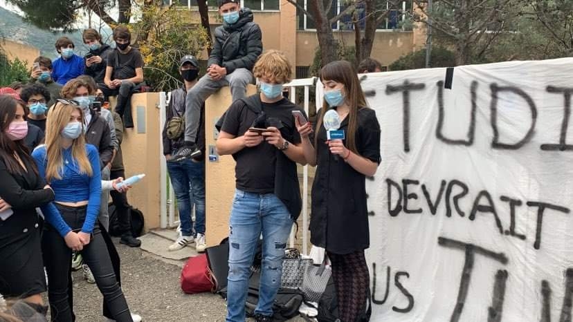 Covid-19 : le lycée de Balagne bloqué pour dénoncer le protocole sanitaire insuffisant