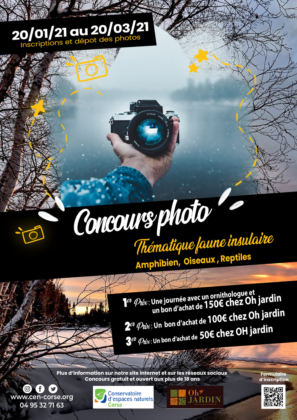 Un concours photo sur le thème de la faune corse