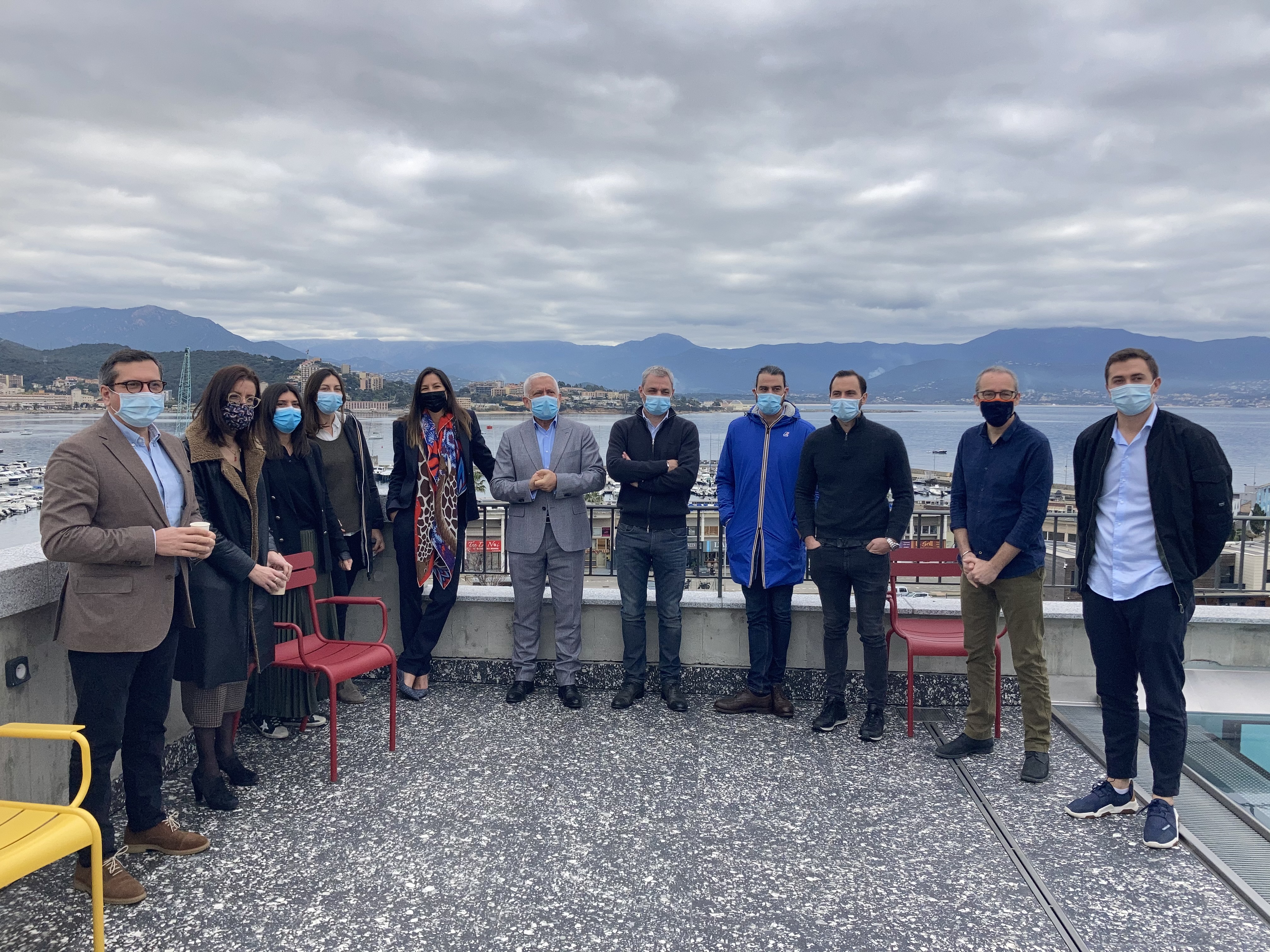 Les créateurs d'entreprise en herbe du programme Pass'Inizià à Ajaccio.