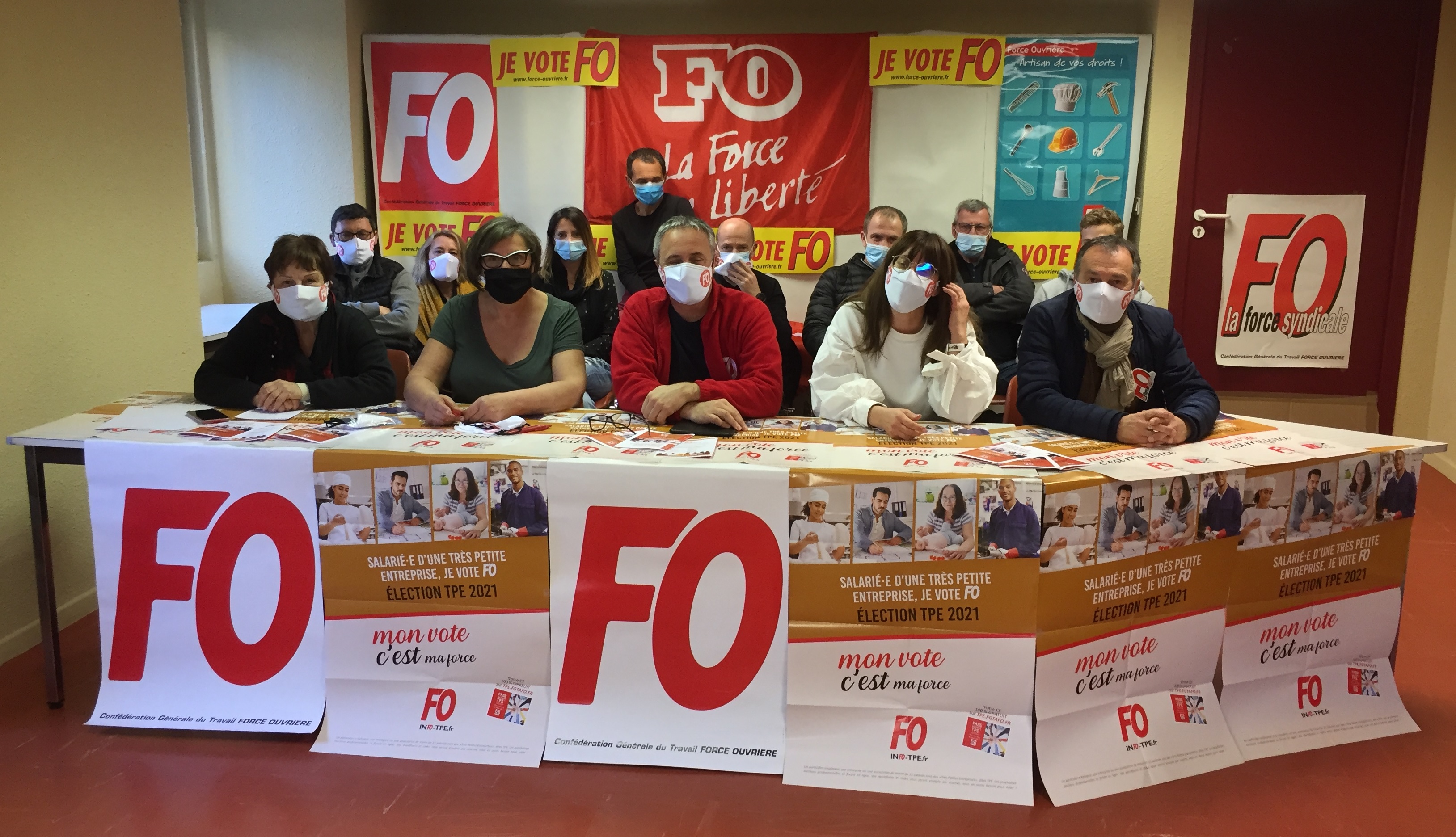 L’UD FO de Haute-Corse se mobilise pour les élections dans les TPE