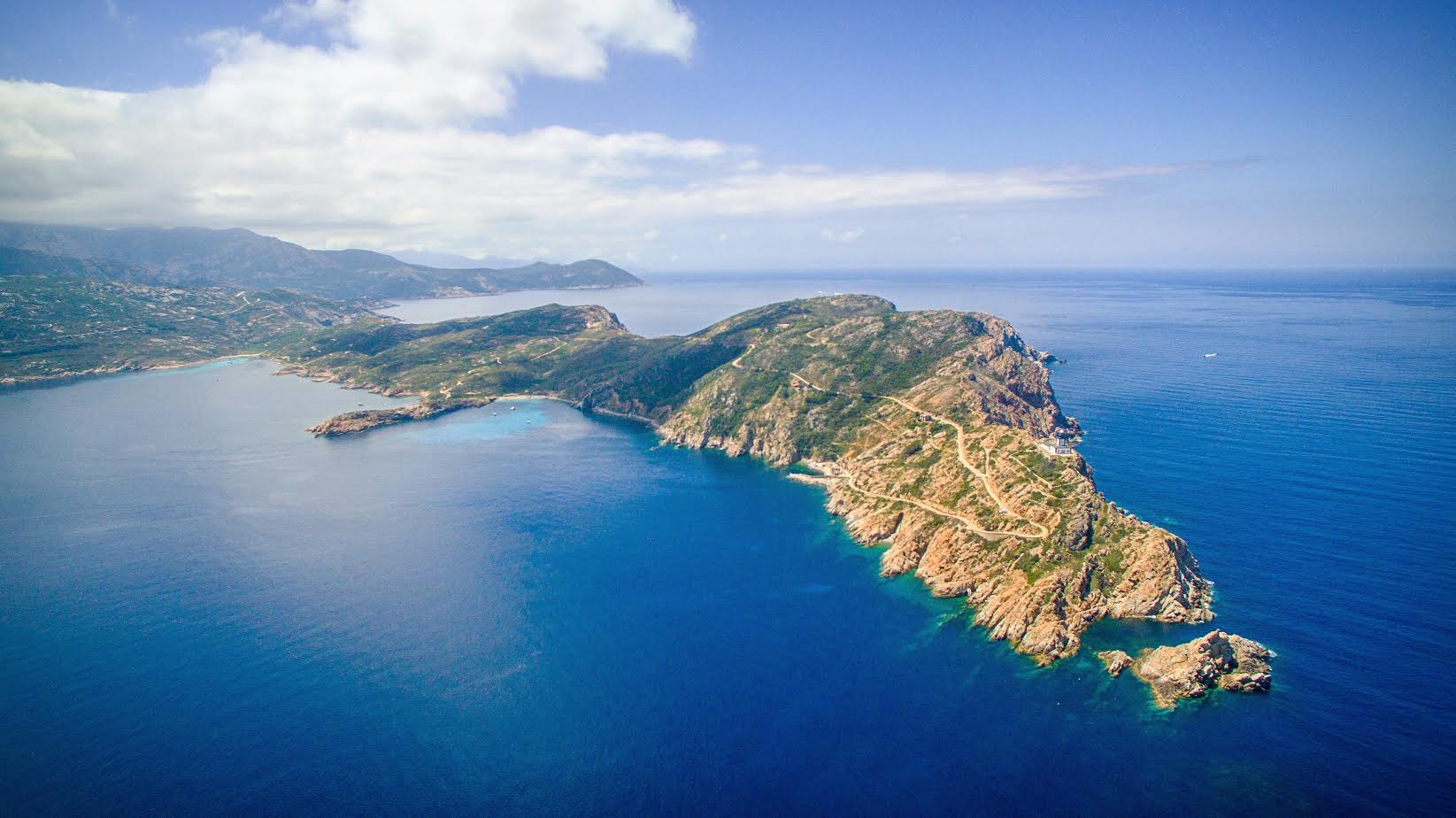 La photo du jour : la Revellata vue du ciel