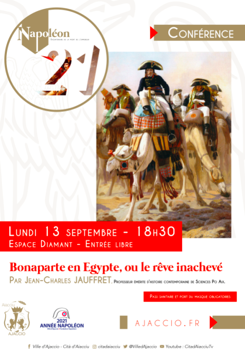 Ajaccio : une conférence sur le rêve inachevé de Napoléon en Egypte