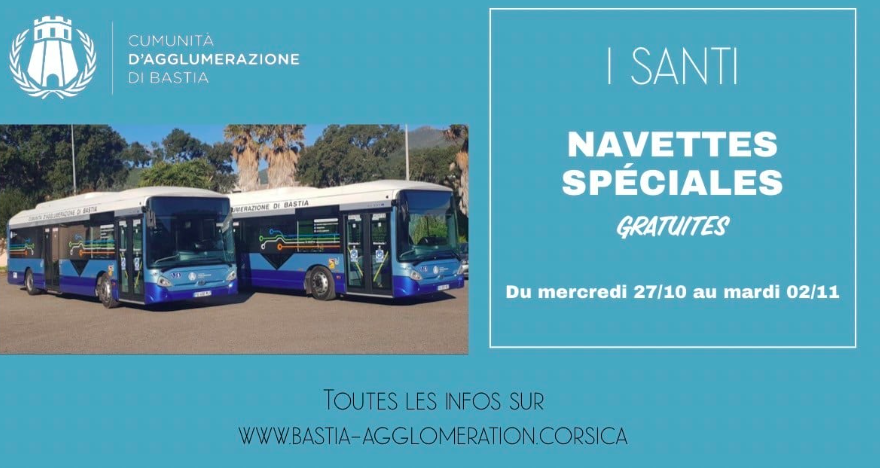 Bastia : pour la Toussaint des navettes gratuites pour les cimetières 