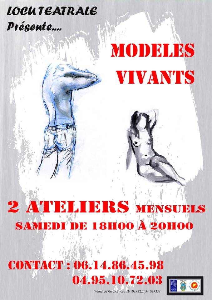 Ajaccio : Ateliers de modèles vivants à Locu Teatrale