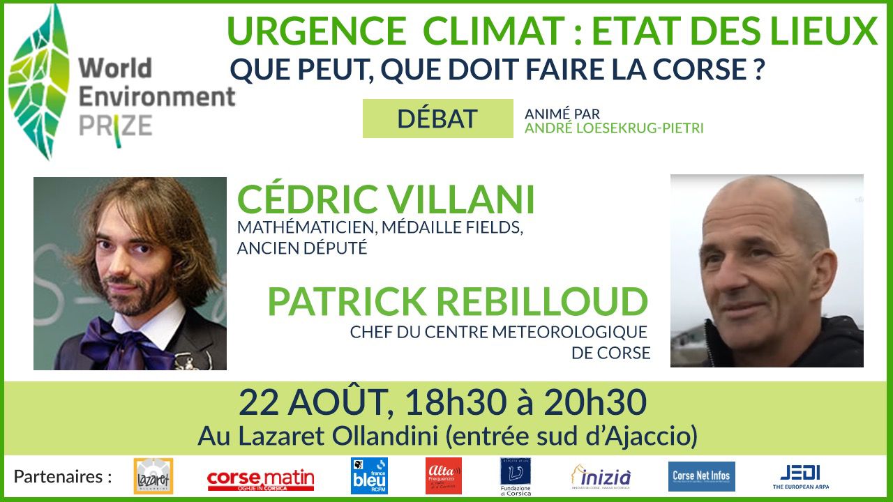 Ajaccio : un débat sur le climat "Que peut, que doit faire la Corse ?"