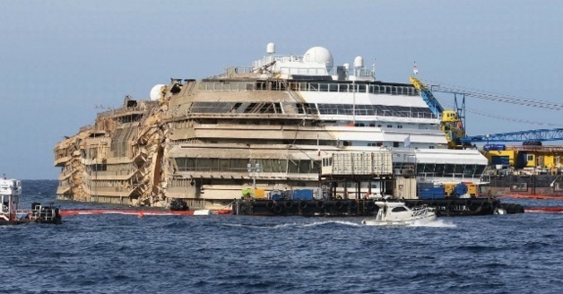 Giglio : "Le "Concordia" arrivera à Gênes dimanche"