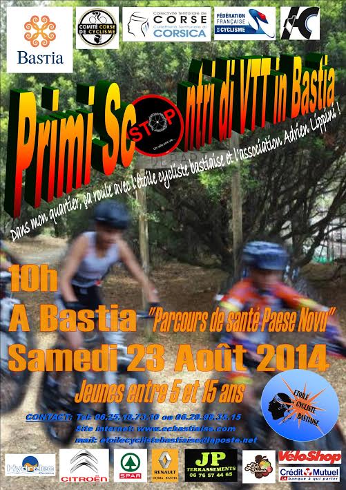 Première rencontre VTT à Bastia