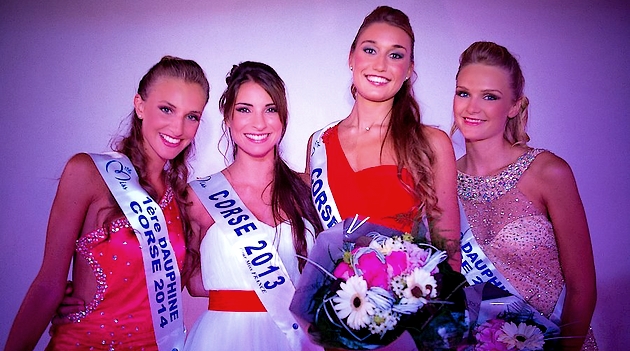 Dorine Rossi, 20 ans, élue Miss Corse 2014 dimanche à Porticcio