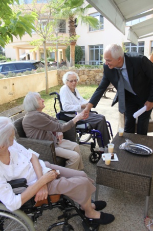 Le directeur de l’ARS en visite à l’Ehpad Sainte-Cécile à Ajaccio