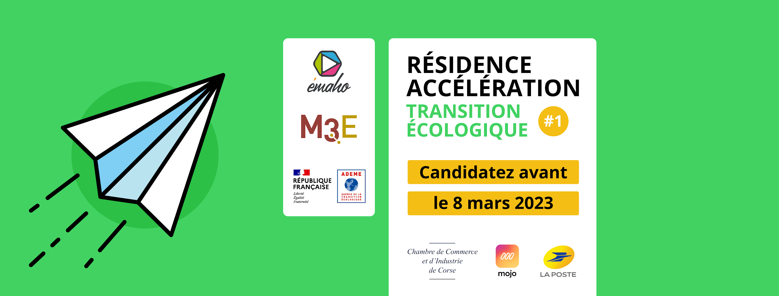 Résidence d'Accélération sur la transition écologique d'Emaho : les candidature sont ouvertes