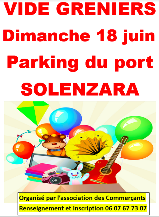 Solenzara : un vide-Greniers sur le parking du port à