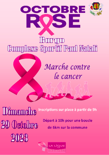 Octobre rose : la commune de Borgo propose une marche solidaire