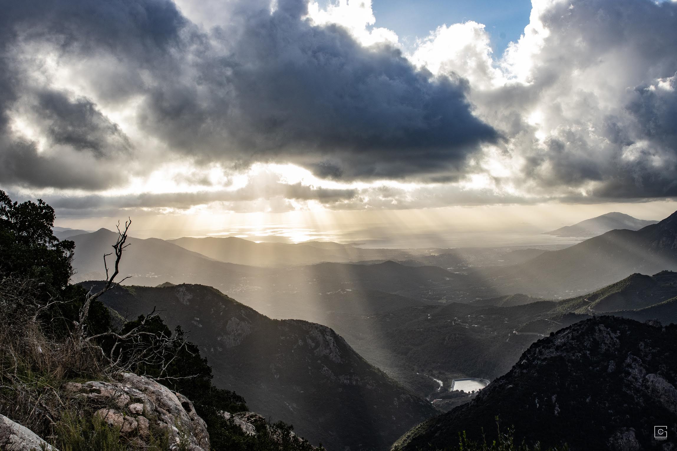 La photo du jour : du sommet de Punta di a Gattaia