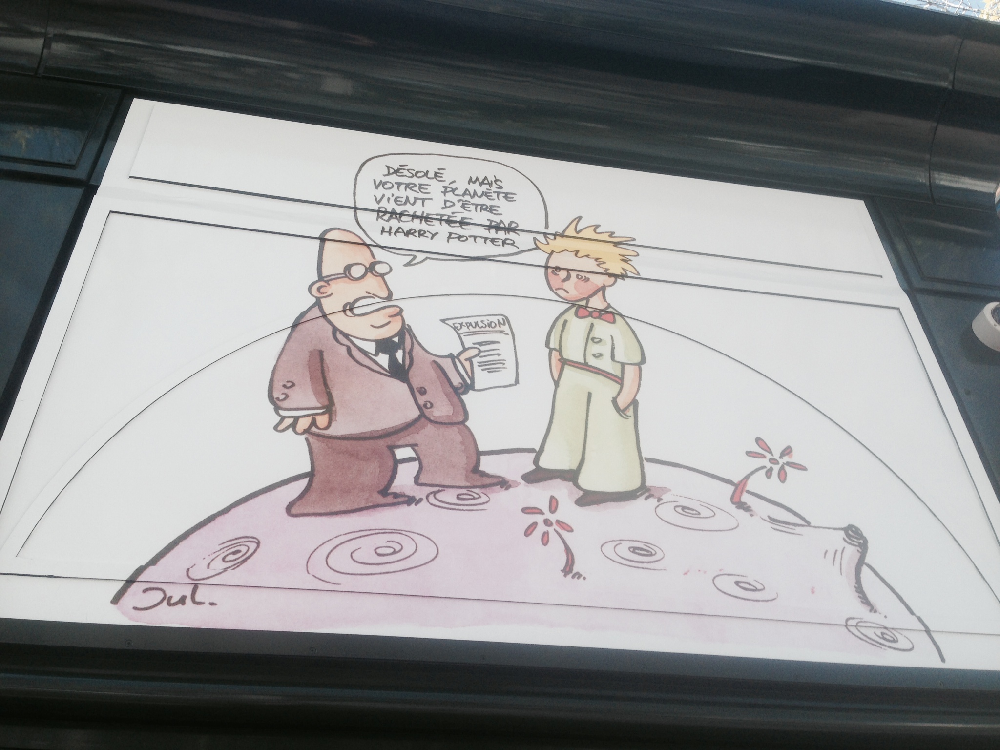 Bastia : Plantu expose "Cartooning for Peace" à l’office de Tourisme