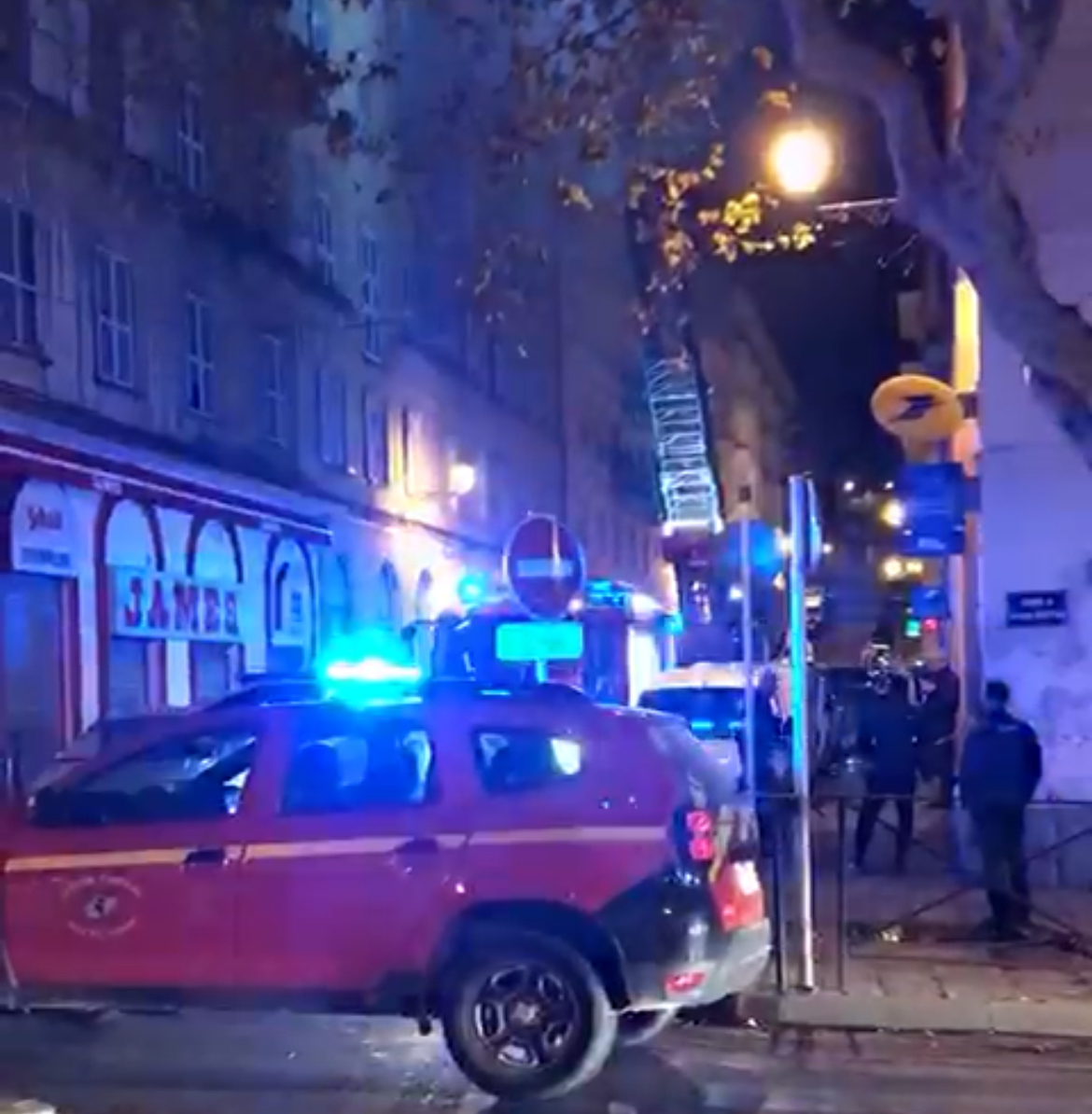 Les pompiers en action