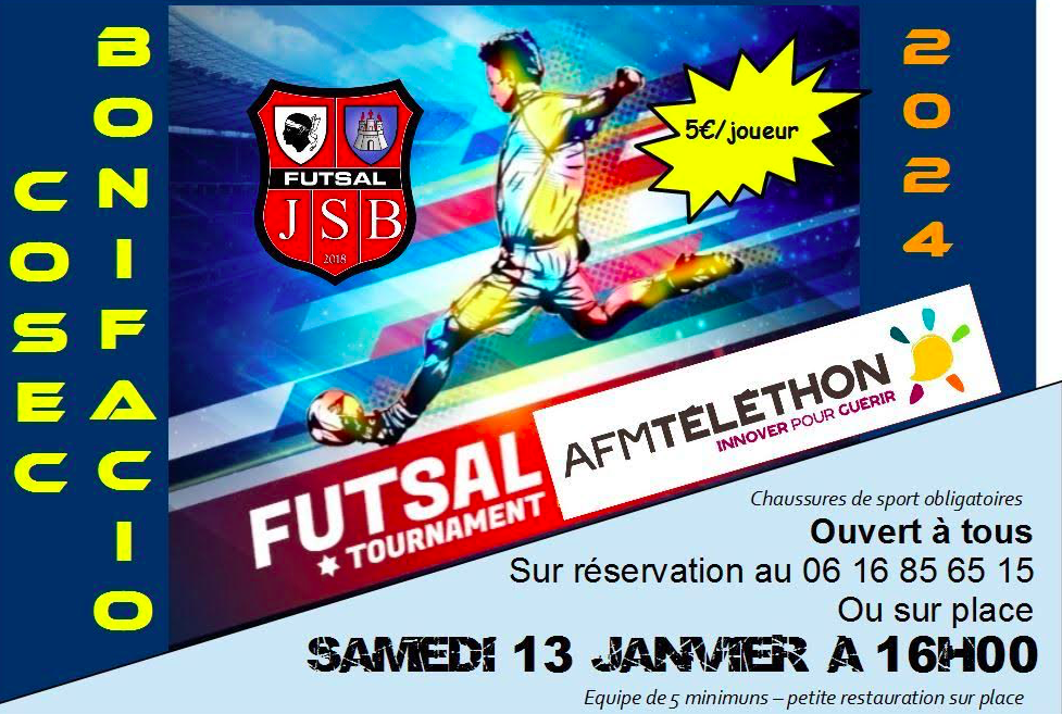 Bonifacio : Un tournoi de Futsal au profit du Téléthon