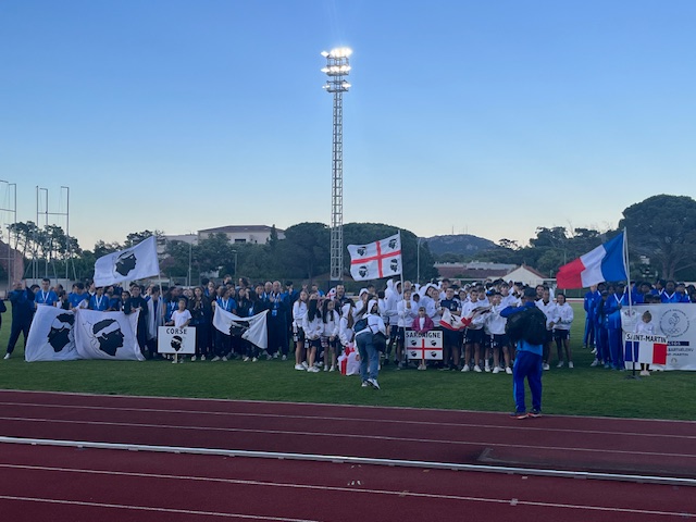 La cérémonie d'ouverture des Jeux des Iles 2024 s'est déroulée ce mardi soir au stade Claude Papi de Porto-Vecchio.