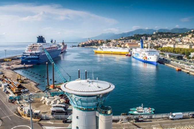 Le port de Bastia. Archives CNI