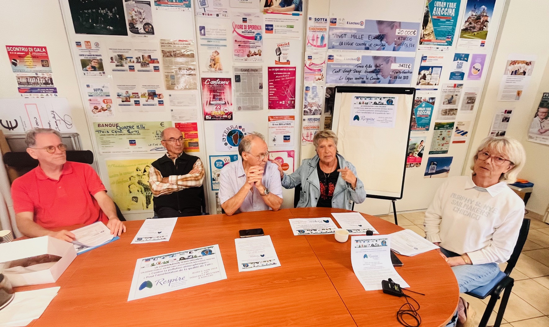 Le collectif Terra a tenu une conférence de presse concernant la qualité de l'air en Corse.