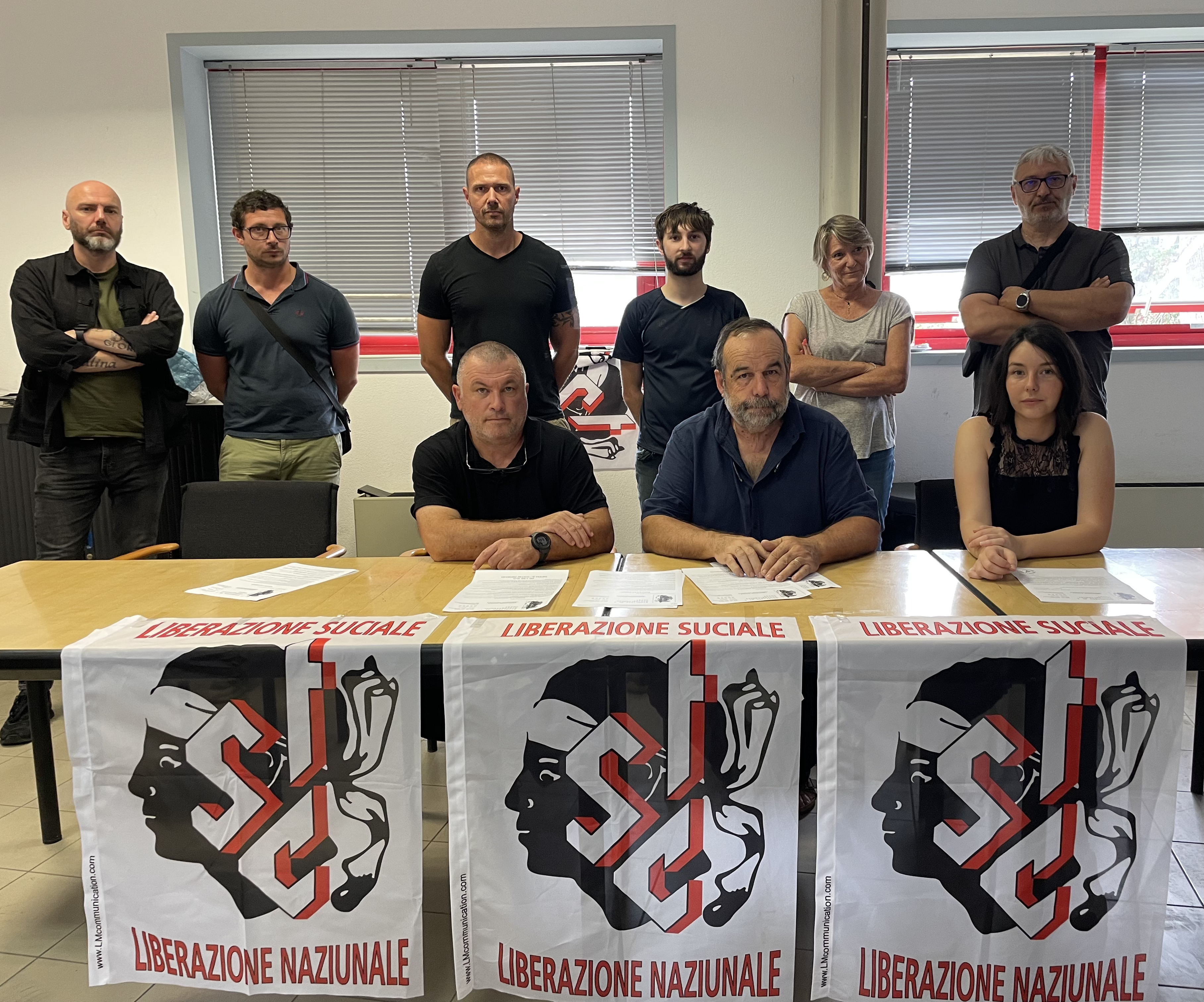 Ce 10 juin 2024 à Lucciana, le STC s'est rassemblé au sein de Kalliste Distribution Services, pour défendre les intérêts de l'entreprise. ©Francesca-Orsula ANGELNI
