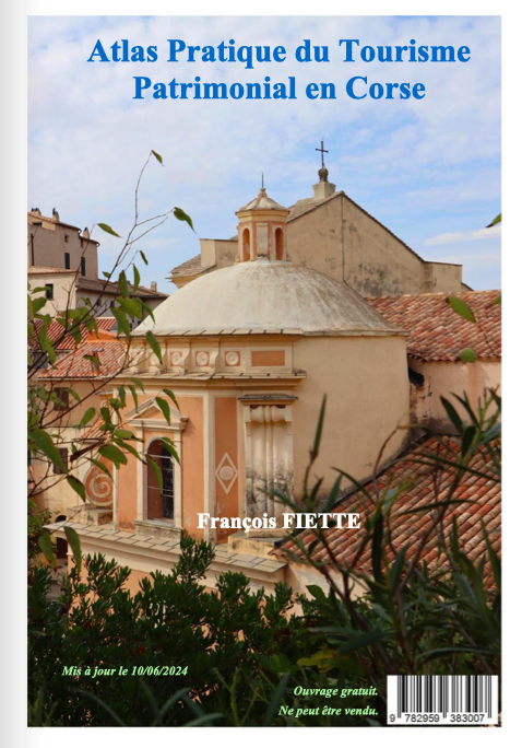 La première de couverture de l'Atlas Pratique du Tourisme Patrimonial en Corse. ©Capture d'écran Calaméo