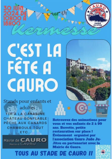 C'est la fête à Cauro : le club de Judo Ju-Jitsu organise une kermesse pour dynamiser le village