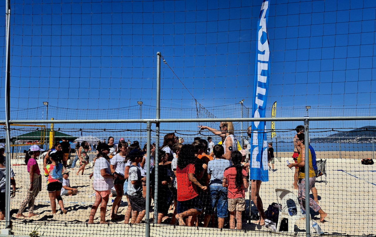 Les équipes de France de beach volley en stage à Porticcio avant les JO de Paris 2024