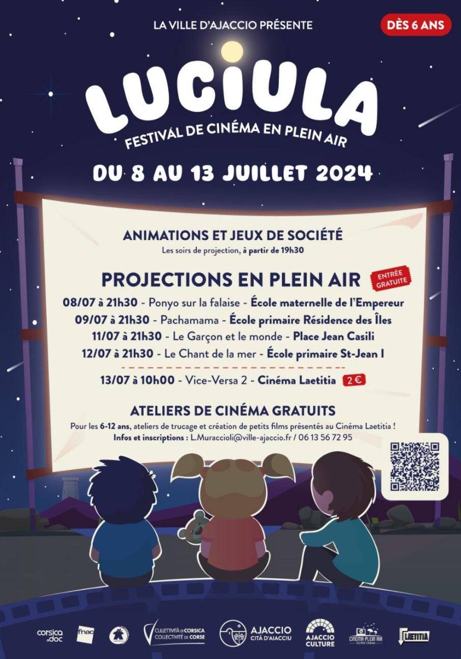 Luciula : un festival de cinema en plein air débarque à Ajaccio