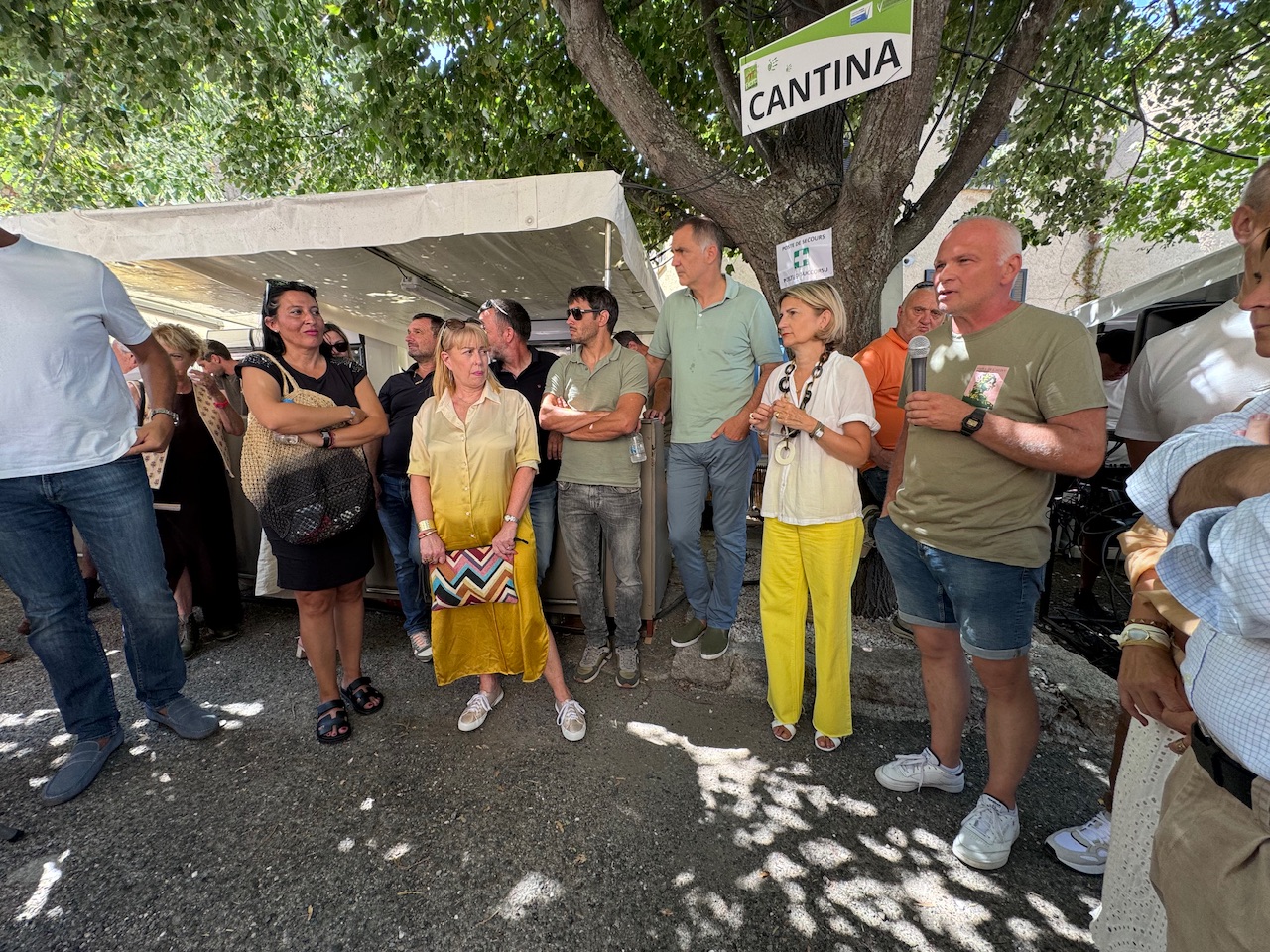 L'inauguration de la foire