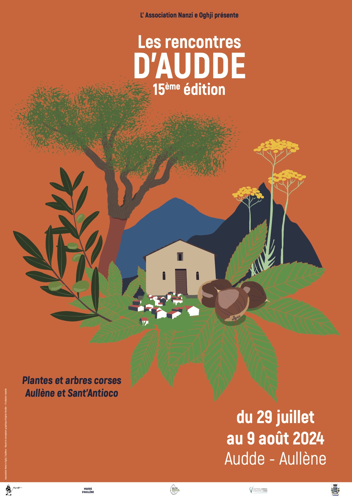 15e Rencontres d’Auddè : Les plantes et les arbres corses à l’honneur du 29 juillet au 9 août