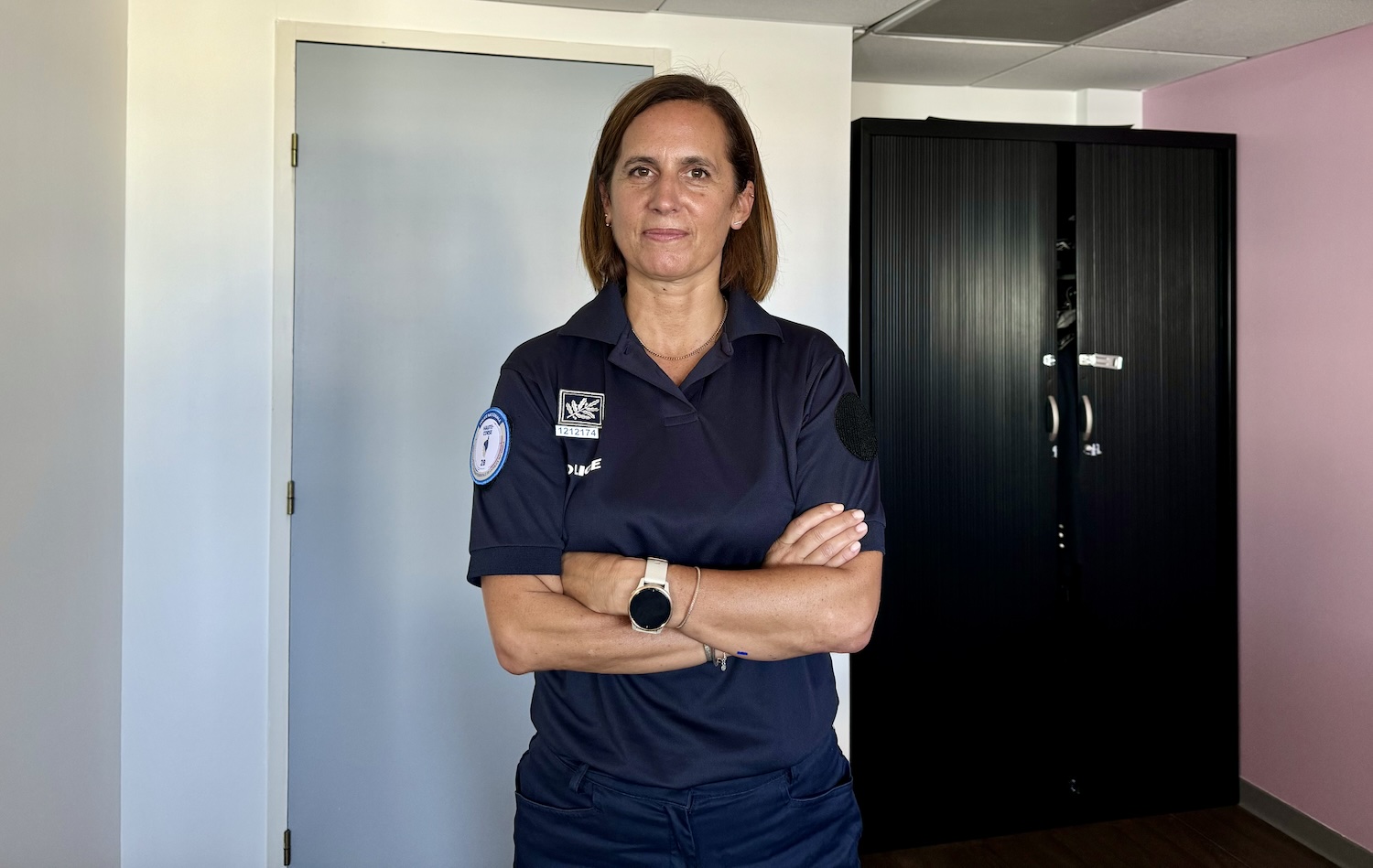 Anne Valla, directrice  interdépartementale de la police nationale de Haute-Corse, depuis le mois de mai 2024.