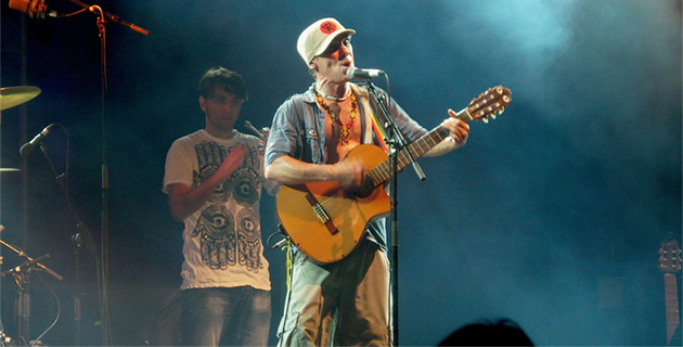 Manu Chao lors de son passage à Porto Latino (Archives CNI)