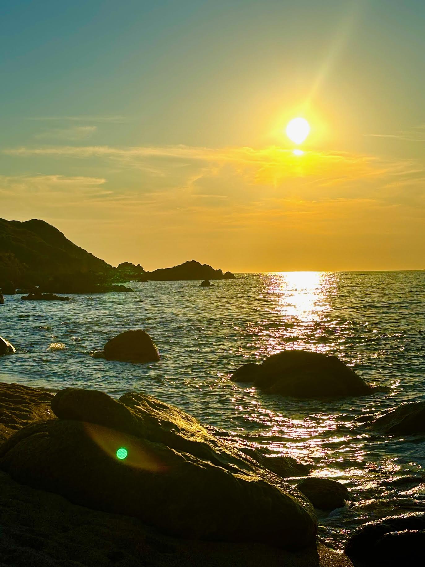 La photo du jour : a calata di u sole Punta di Capu Laurosu