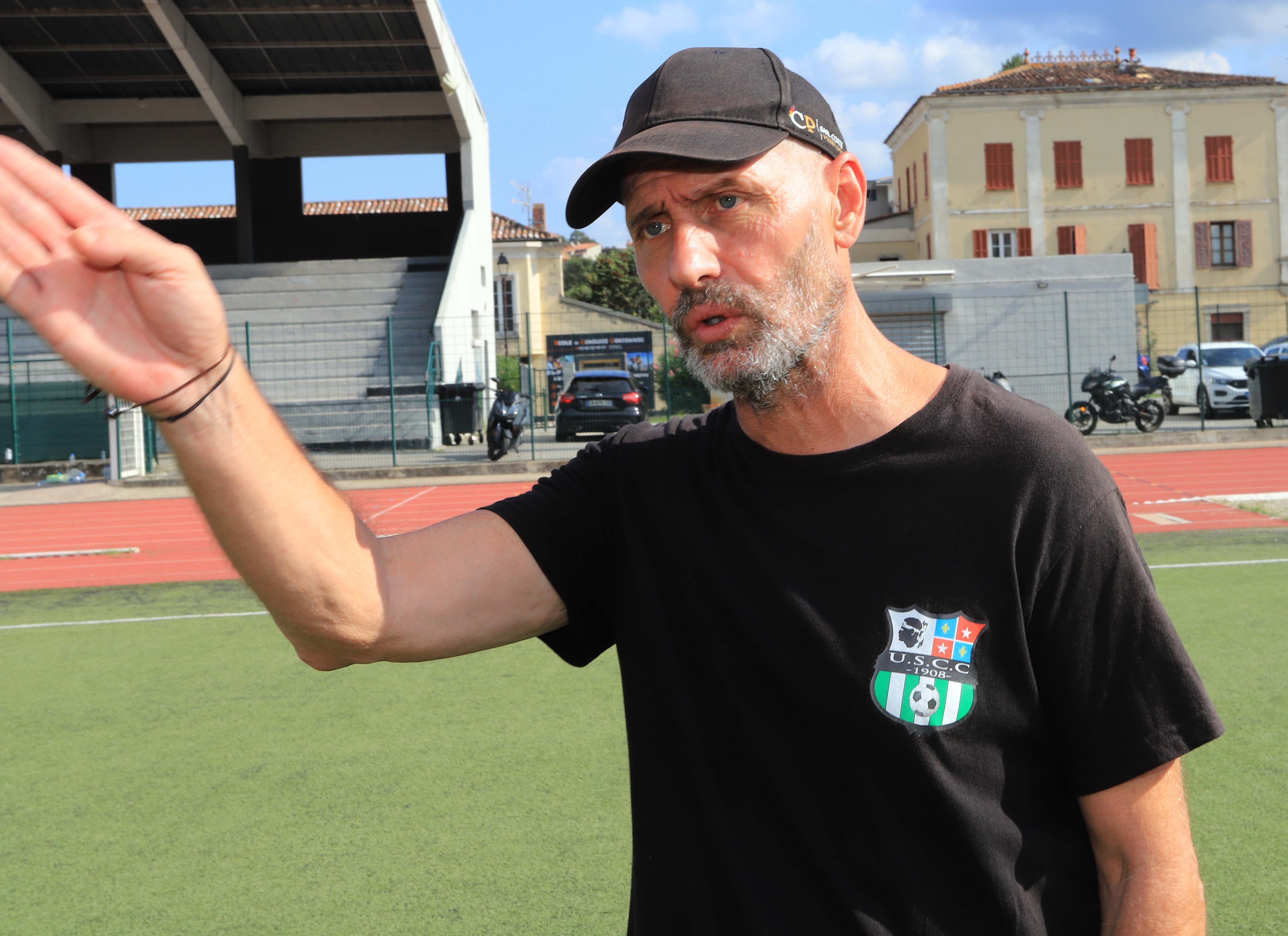 David Faderne, le coach cortenais (Photos Mario Grazi)