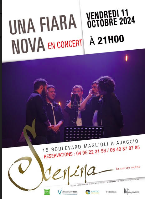 Concert d'Una Fiara Nova le vendredi 11 octobre à Scenina