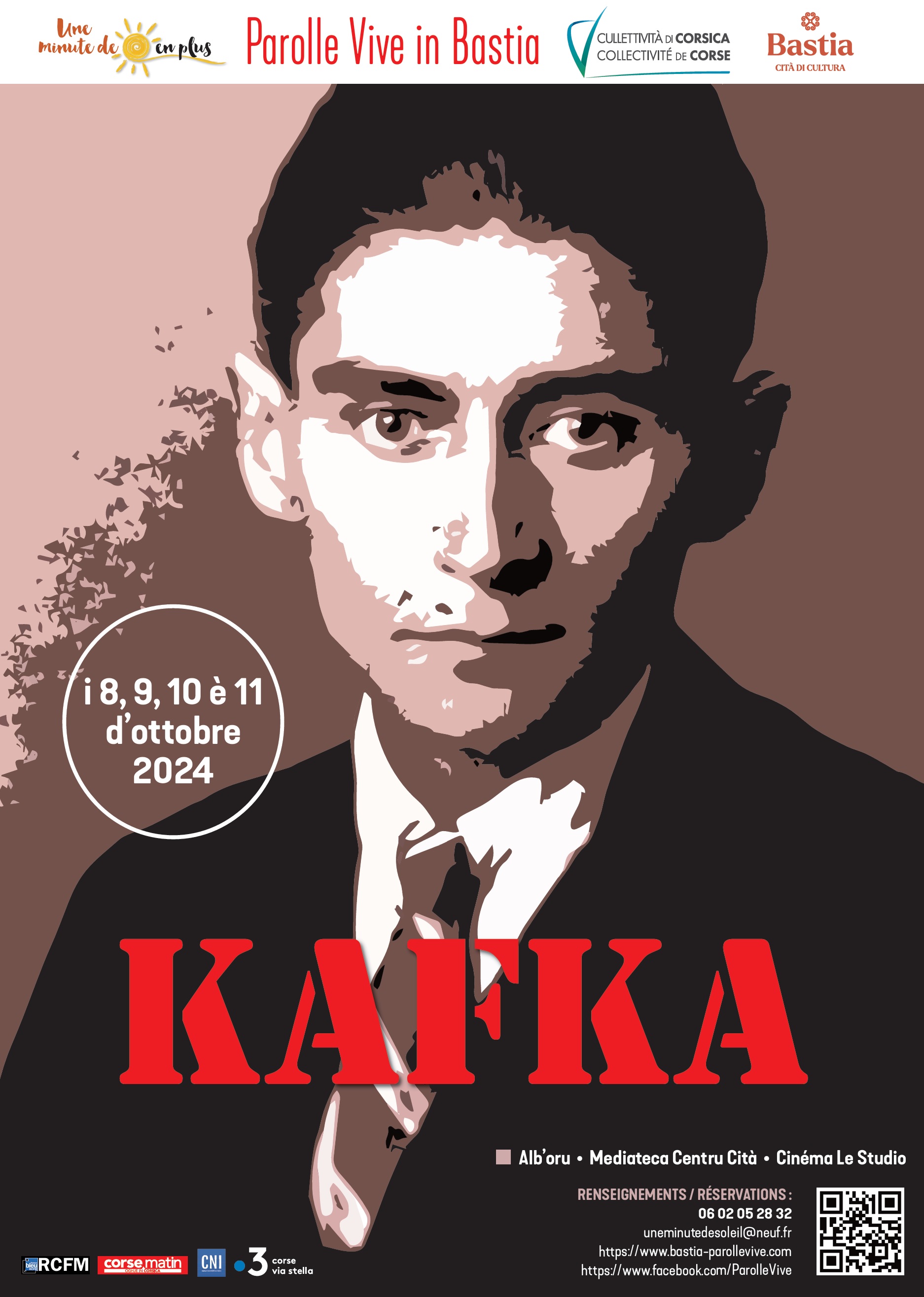 A Bastia, Parolle Vive rend hommage à Franz Kafka, cent ans après sa mort