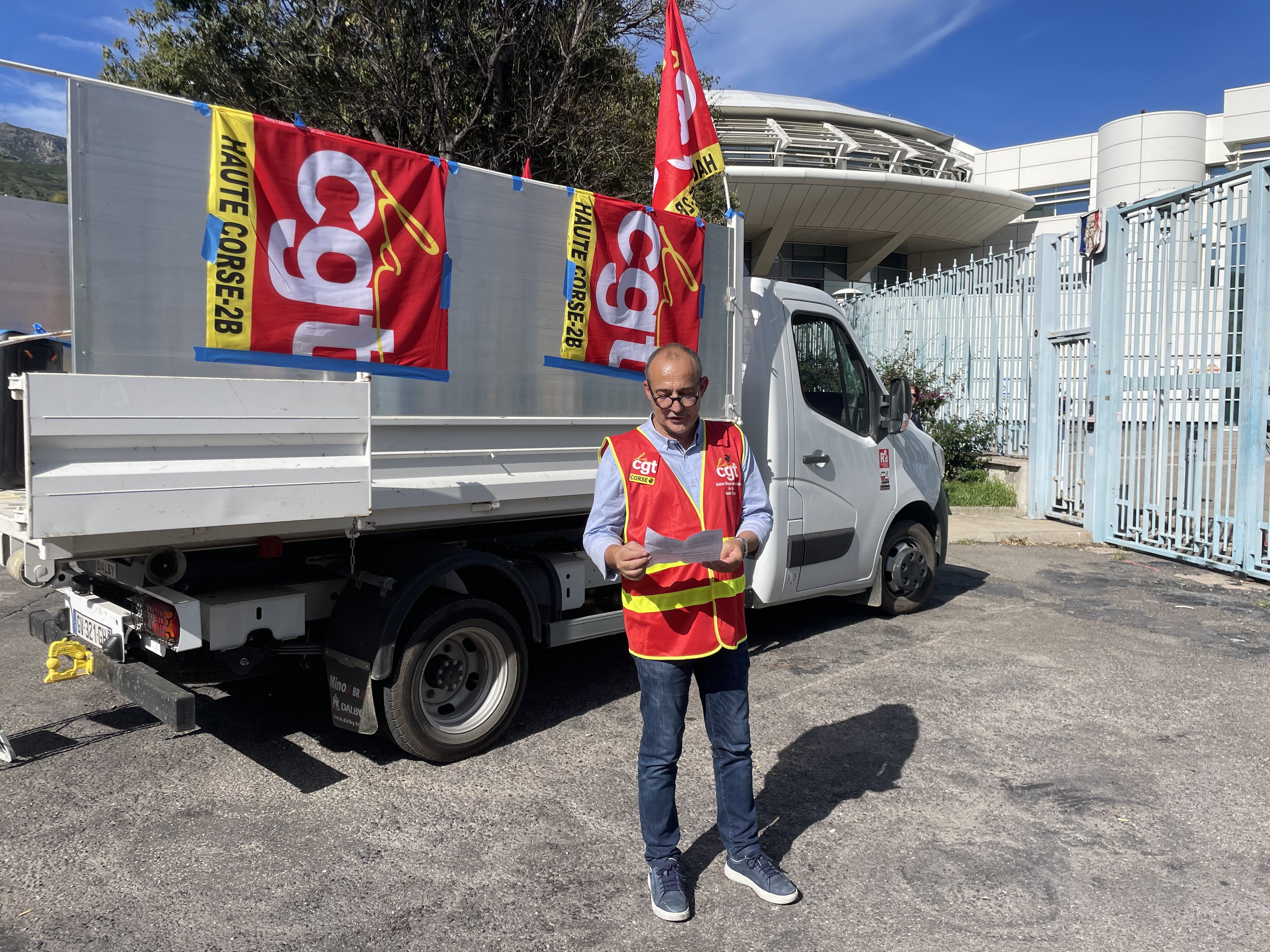 Pour Charles Casabianca et la CGT : "Aujourd'hui la situation est alarmante en Corse"