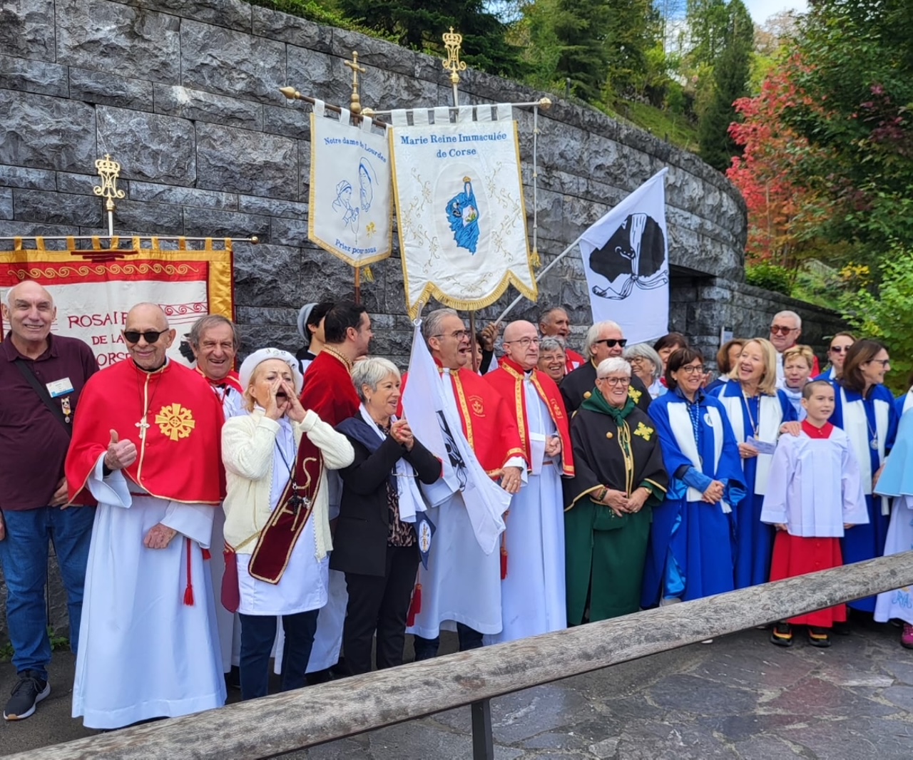 Les Corses en nombre à Lourdes pour le pèlerinage du Rosaire