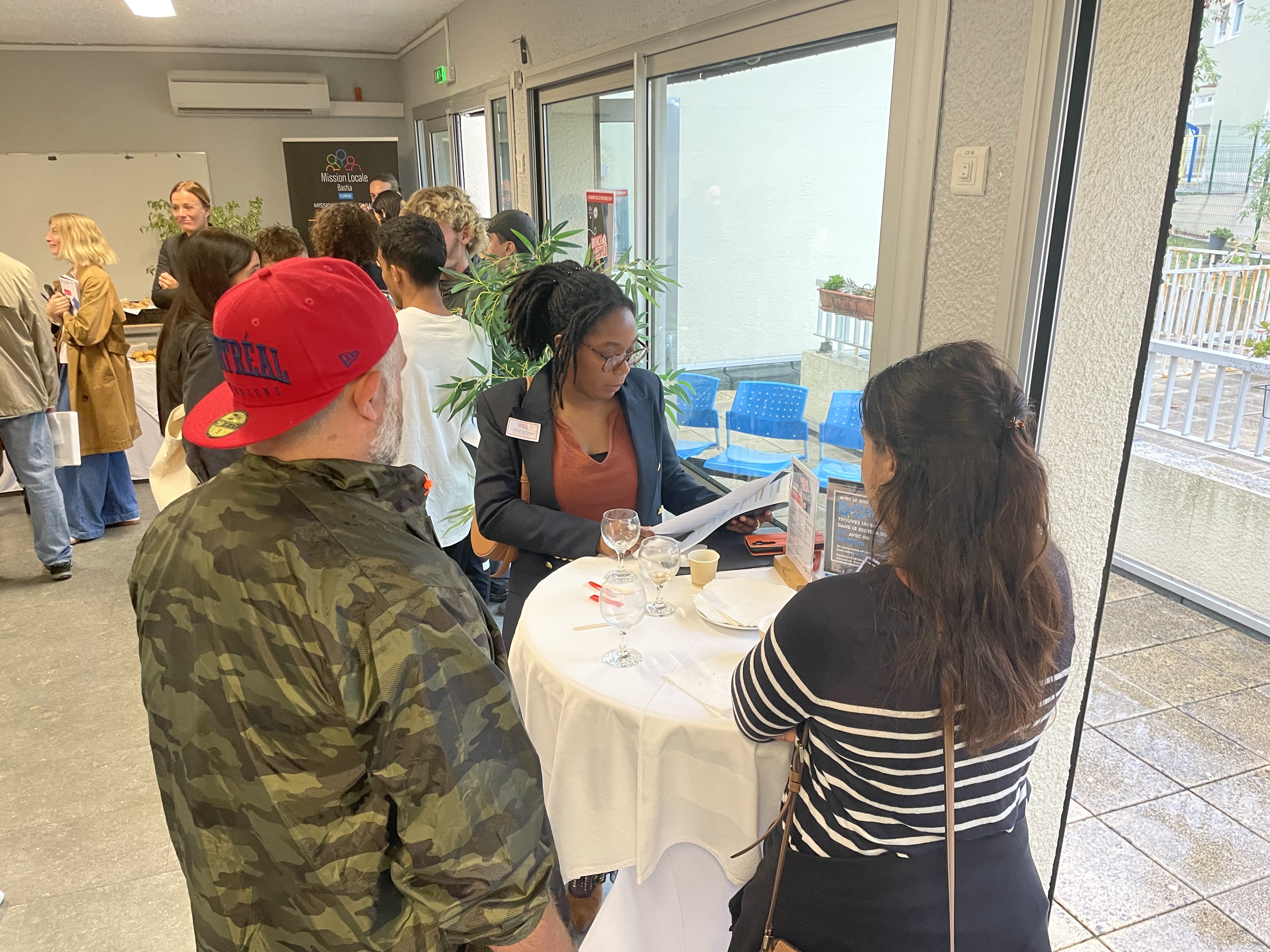 Rencontres décontractées entre jeunes talents et patrons.