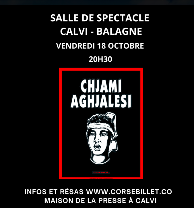 Concert des Chjami Aghjalesi à la salle de spectacle Calvi - Balagne