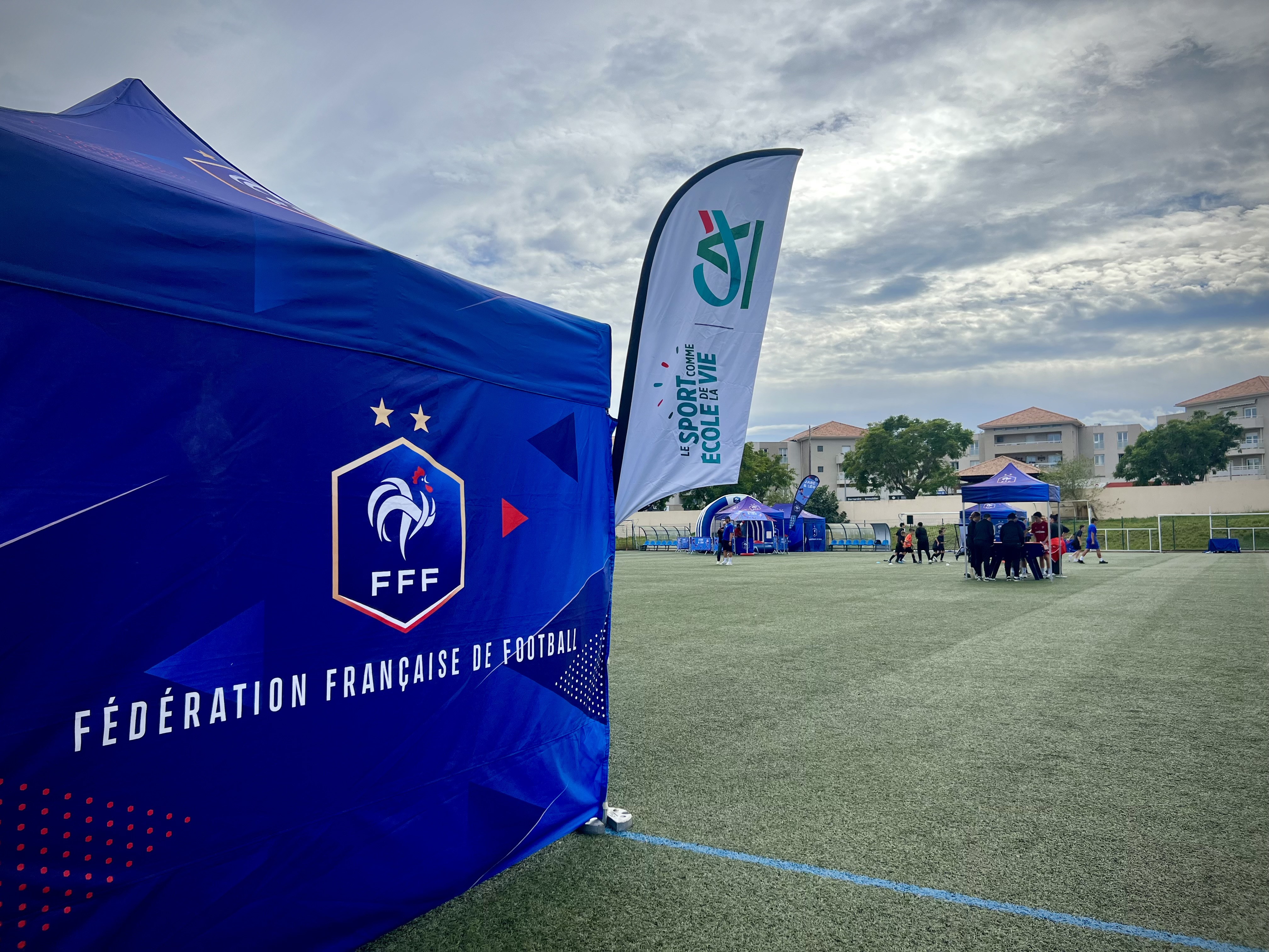 La "Rentrée du Foot" au stade du Bastio à Furiani - Le 9 octobre 2024.