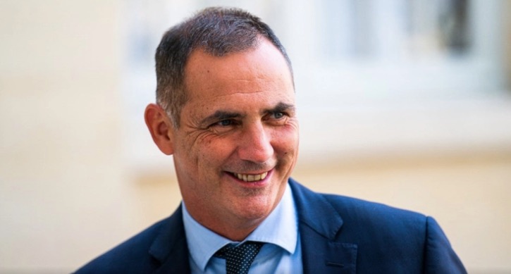 Gilles Simeoni, président du Conseil exécutif de la Collectivité de Corse, à Paris. Crédit Photo Hans Lucas via AFP.