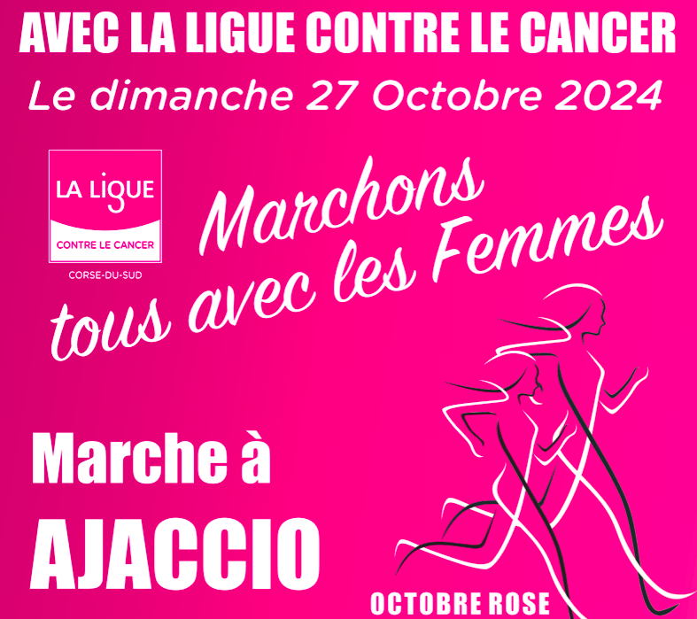 Ajaccio : Marche solidaire de dimanche pour Octobre Rose