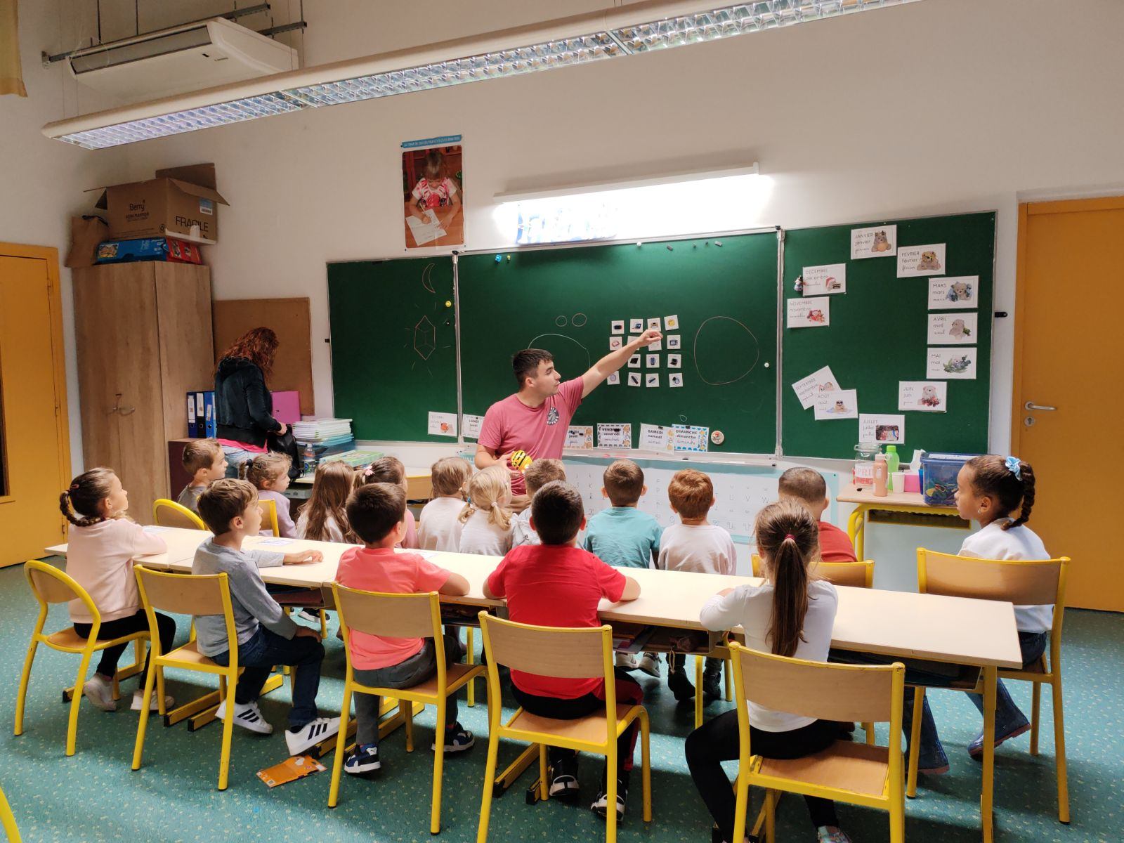 L'association Horizon Multimédia lors d'une intervention dans une école. Crédits Horizon Multimédia.