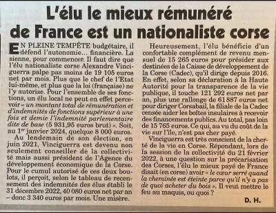 L'article du Canard Enchainé