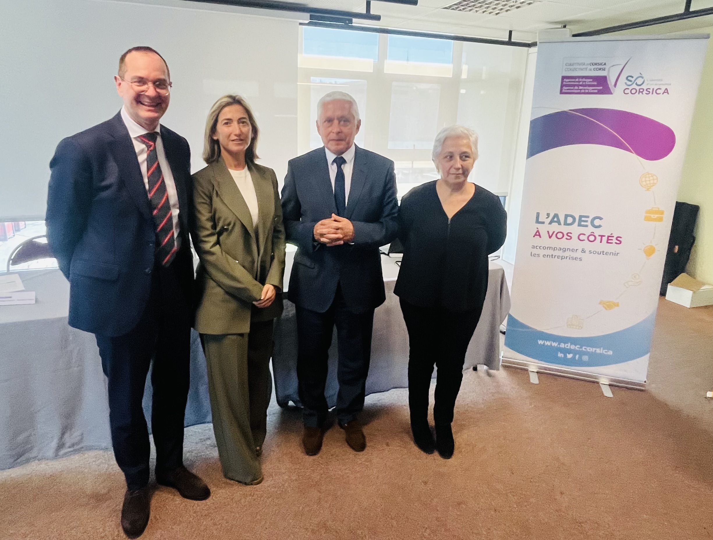 L'ADEC, la CCI, BPI et Business France ont organisé ces "Rencontres de la Team France Export" pour aider les entreprises corses à se développer à l'international.