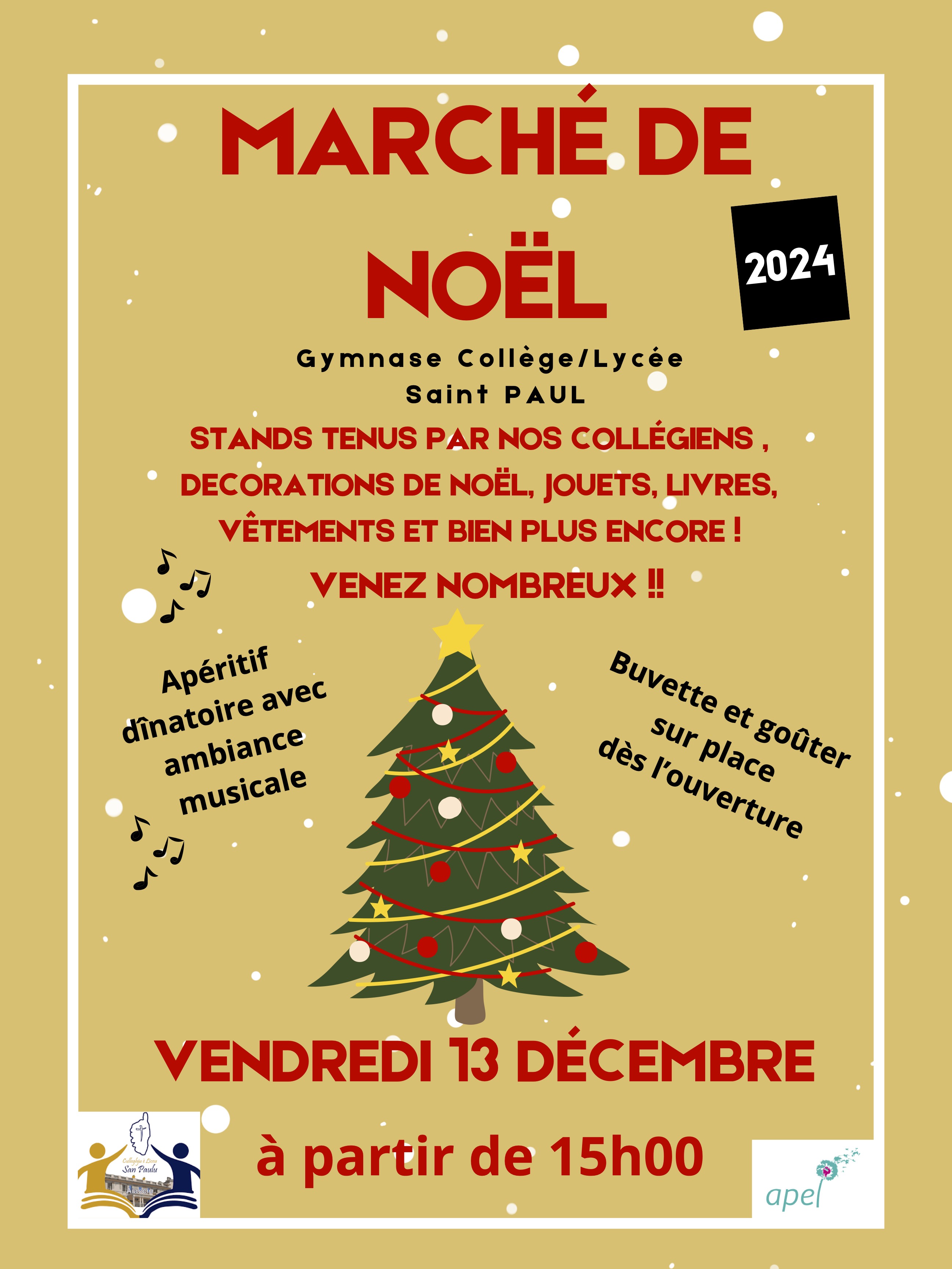 Ajaccio : un marché de Noël solidaire au collège et lycée Saint-Paul 