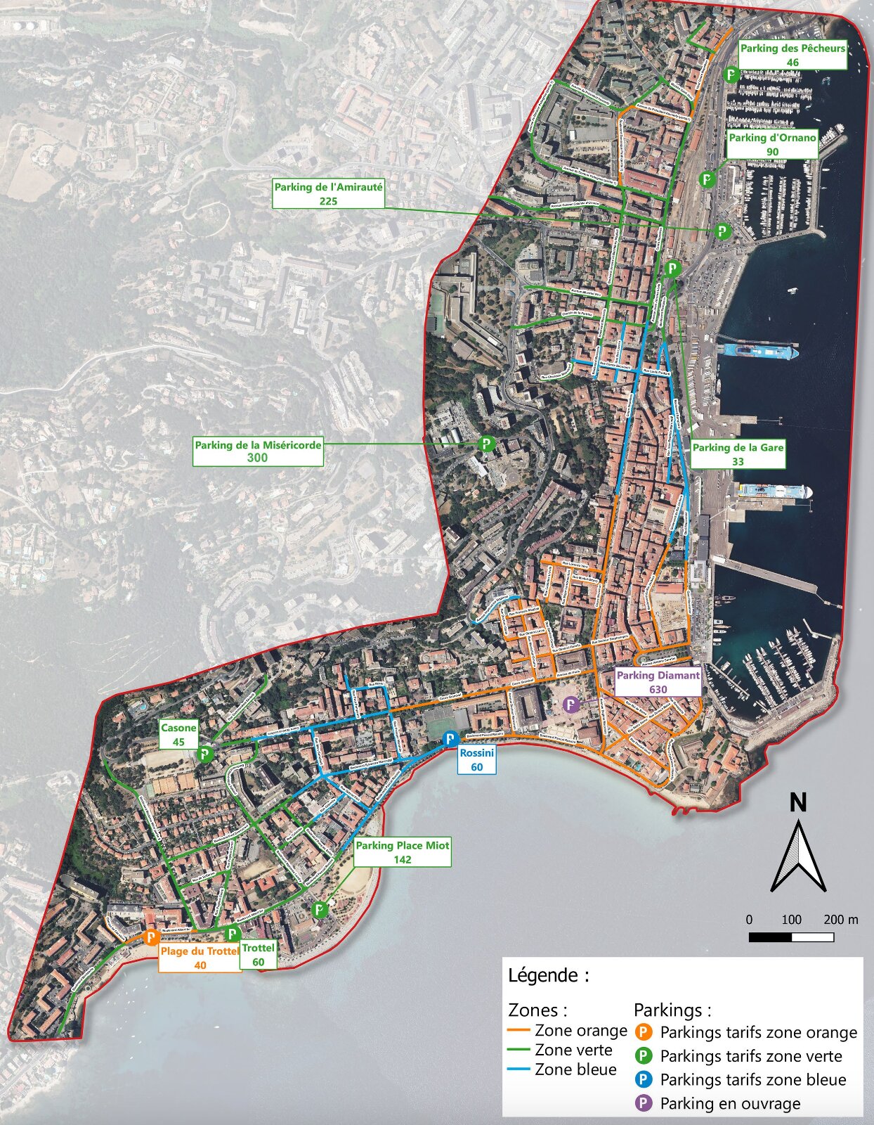 ​Le périmètre du stationnement payant en centre-ville d’Ajaccio va être étendu