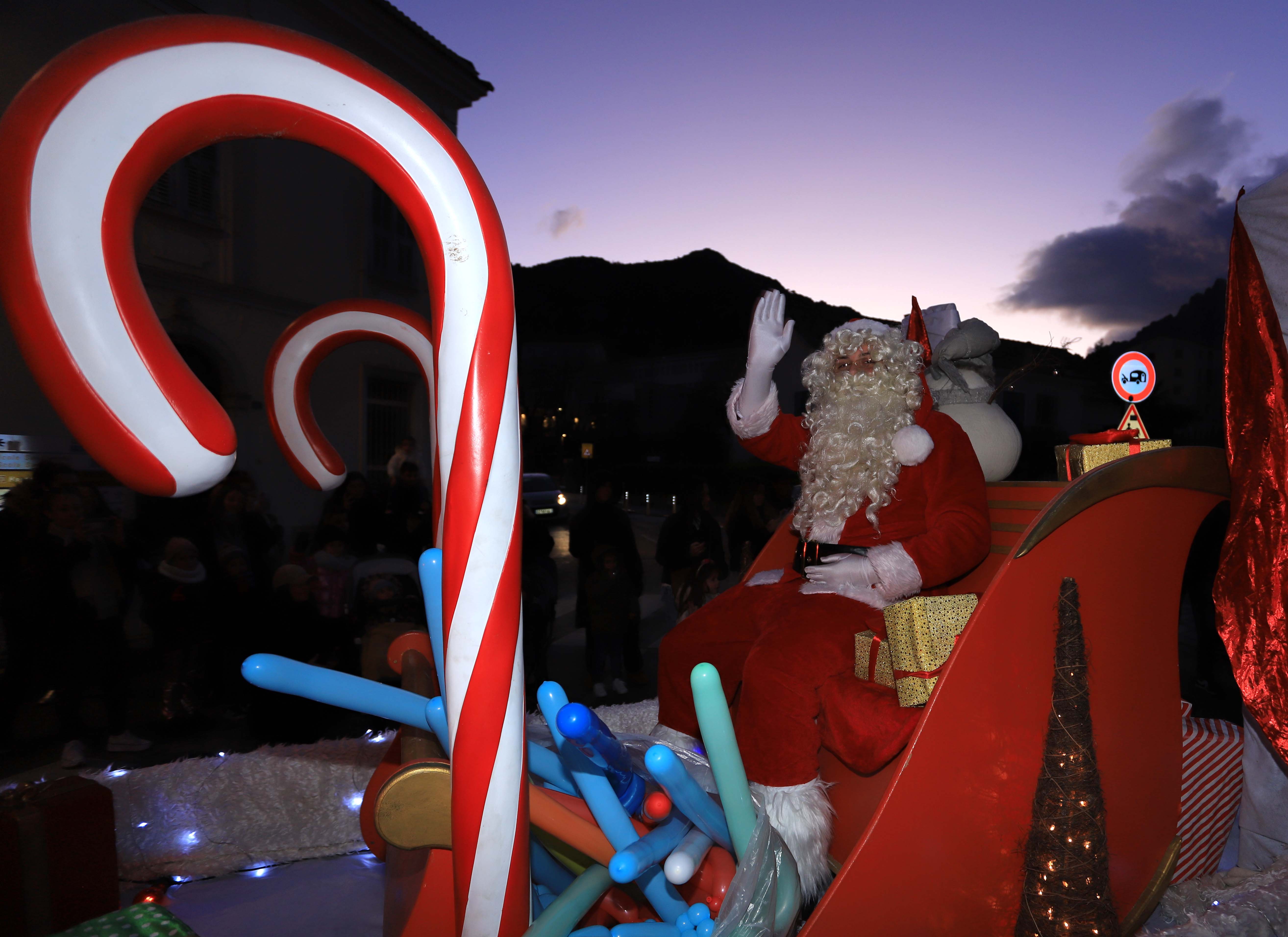 Corte à l’heure de la parade de Noël